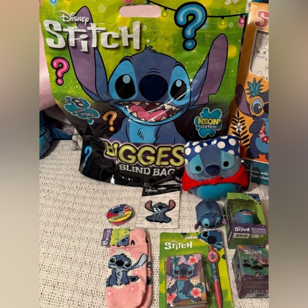 Disney Stitch Gift bundle- see all photos :)